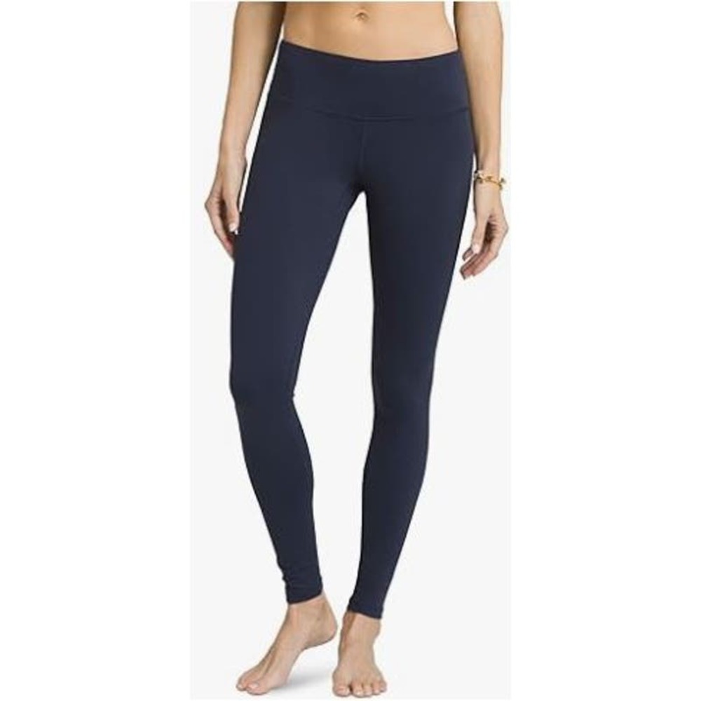 Prana Women's Pillar Leggings Athletic Yoga Compression Navy Blue Size Medium